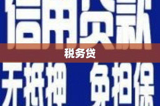 奉化税务贷