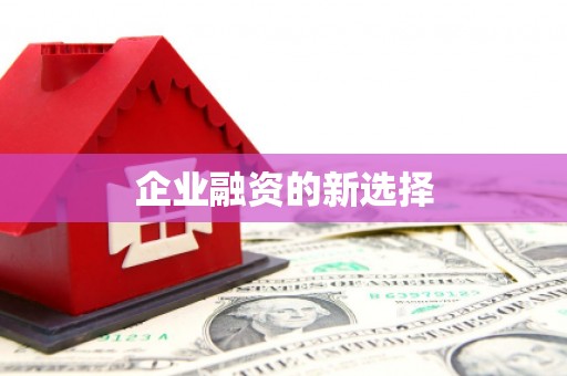 奉化企业融资的新选择