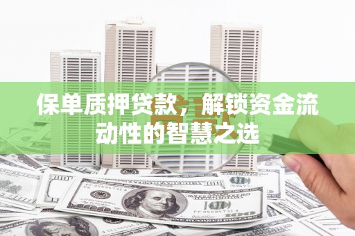 奉化保单质押贷款，解锁资金流动性的智慧之选