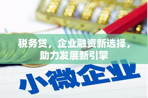奉化税务贷，企业融资新选择，助力发展新引擎