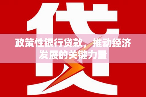 奉化政策性银行贷款，推动经济发展的关键力量