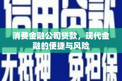 奉化消费金融公司贷款，现代金融的便捷与风险